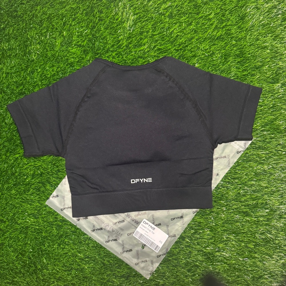 Dfyne impact crop top black extra small - Picture 2 of 4